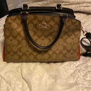 Lillie Carryall In Colorblock Signature Canvas